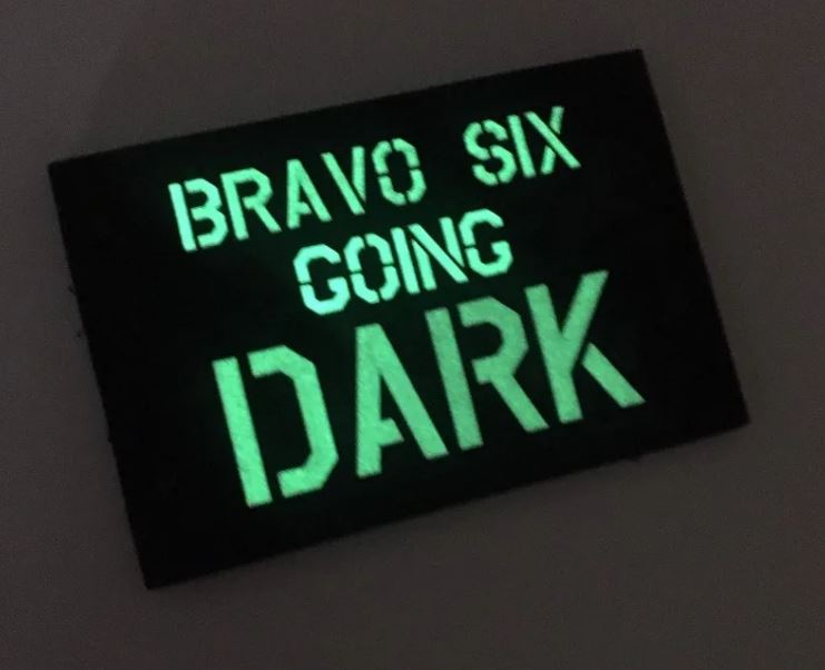 BRAVO SIX STICKER